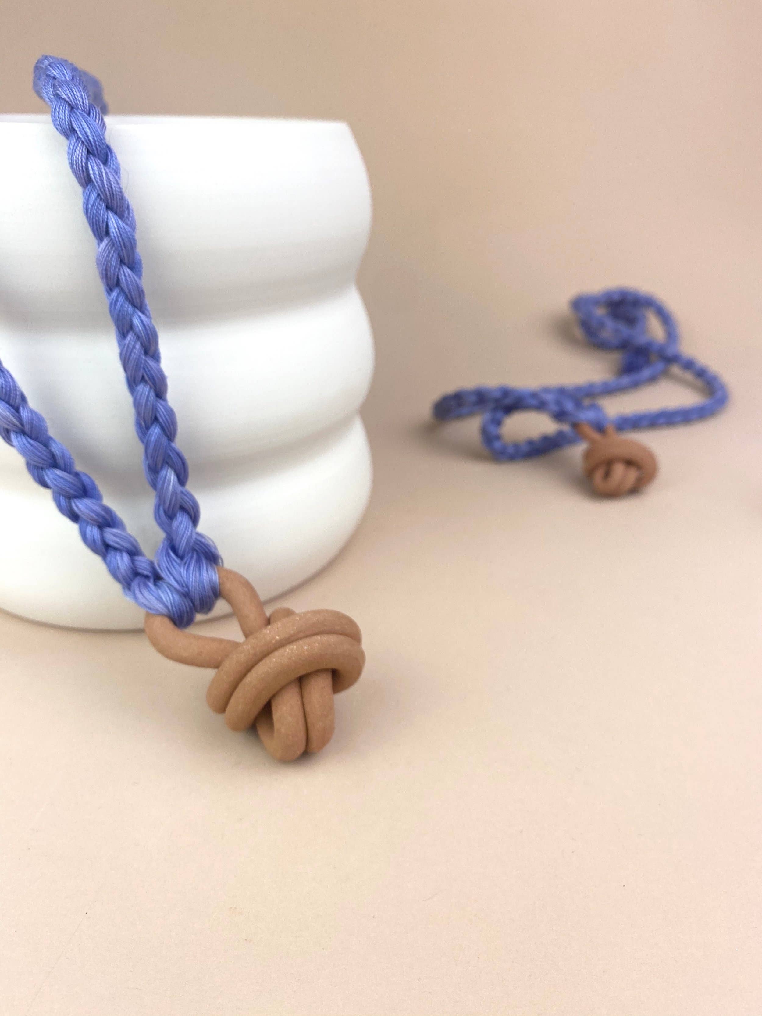 Barrow PDX - Wholesale Woven Necklace - Spring Knot Necklace - Multiple Colors1