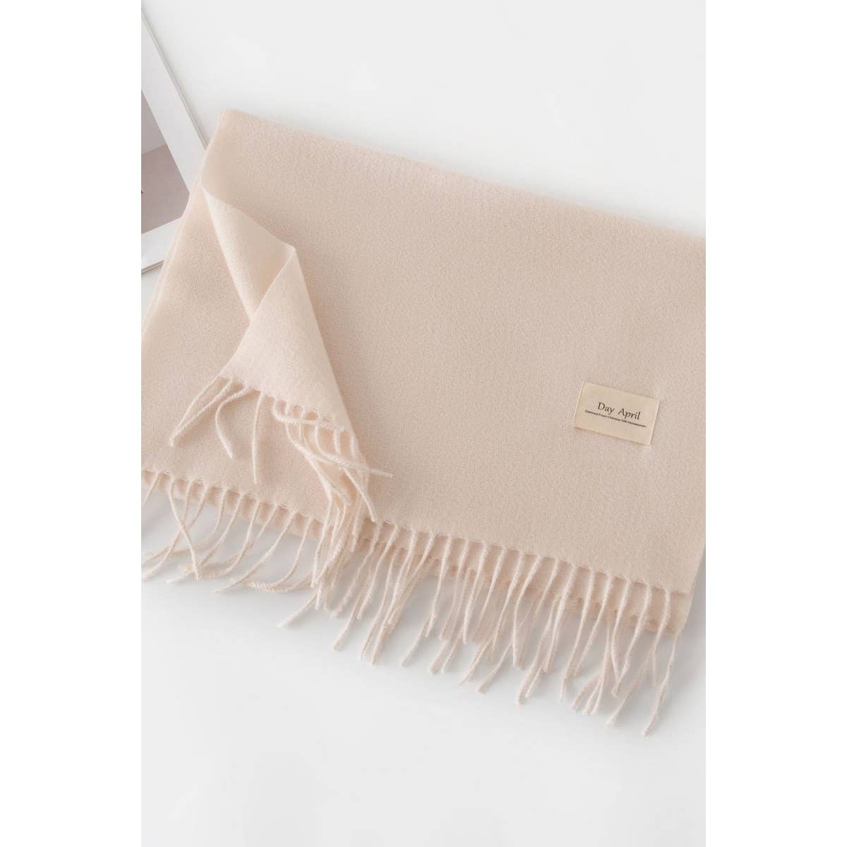 NINEXIS - Vente Écharpe – femme - CWASC1482_ÉCHARPE CHAUDE DE COULEUR UNIE À COL CHÂLE20