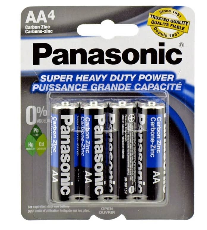 Hudson Meat Company - Wholesale Portable Charger - Batteries AA 4pk - Panasonic