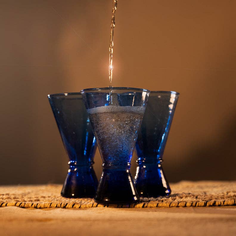 Jarapa – wholesale Wine glass – Moroccan Handmade Recycled Glass Martini 250ml6