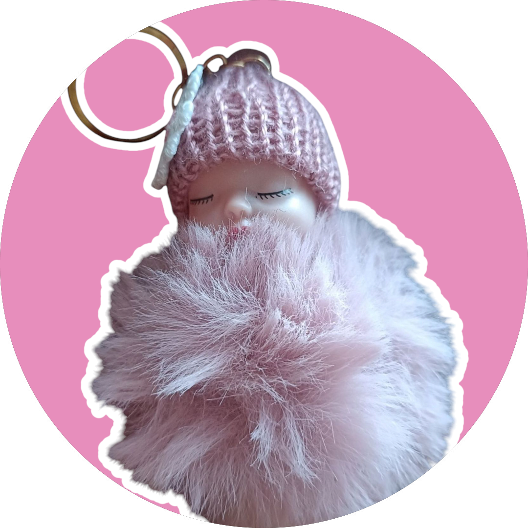 Kids4trendy - Wholesale Keychain - Kids - handmade keychain with a doll24