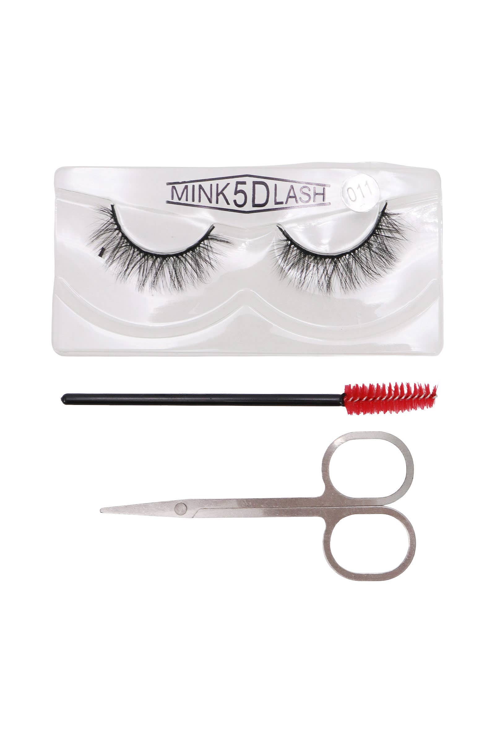 ASSORTED 5D False Eye Lash And Styling Tools Kit - 3 Pcs for wholesale on Faire7