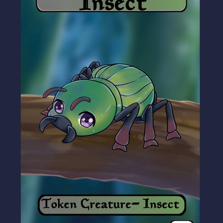 Insect Blue/ Green 1/1 Token for wholesale by Mega Chibi