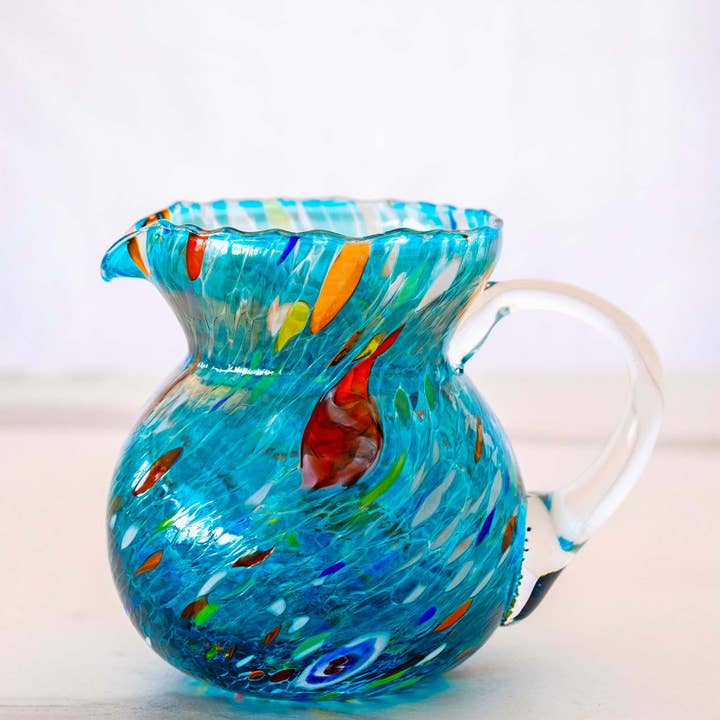 B9 pitcher in Murano blown glass 1000 ml for wholesale by Murano Dream