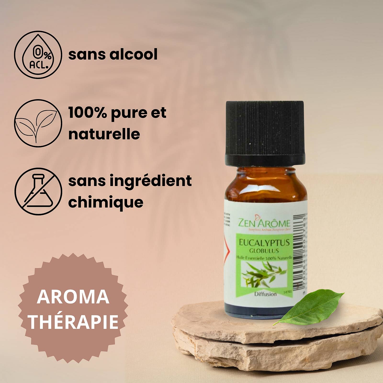 Zen'Arôme – wholesale Eterisk olja – Eukalyptus eterisk olja – 100 % naturlig – 10 ml10