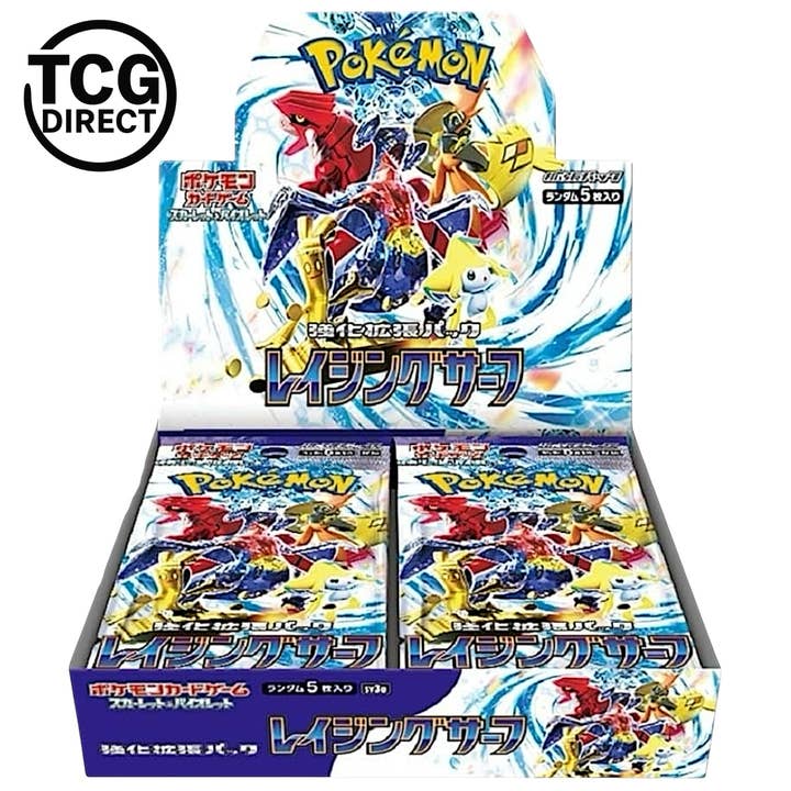 Vis 30 boostere Pokémon SV3A Raging Surf Japansk for engroshandel hos TCGDIRECT