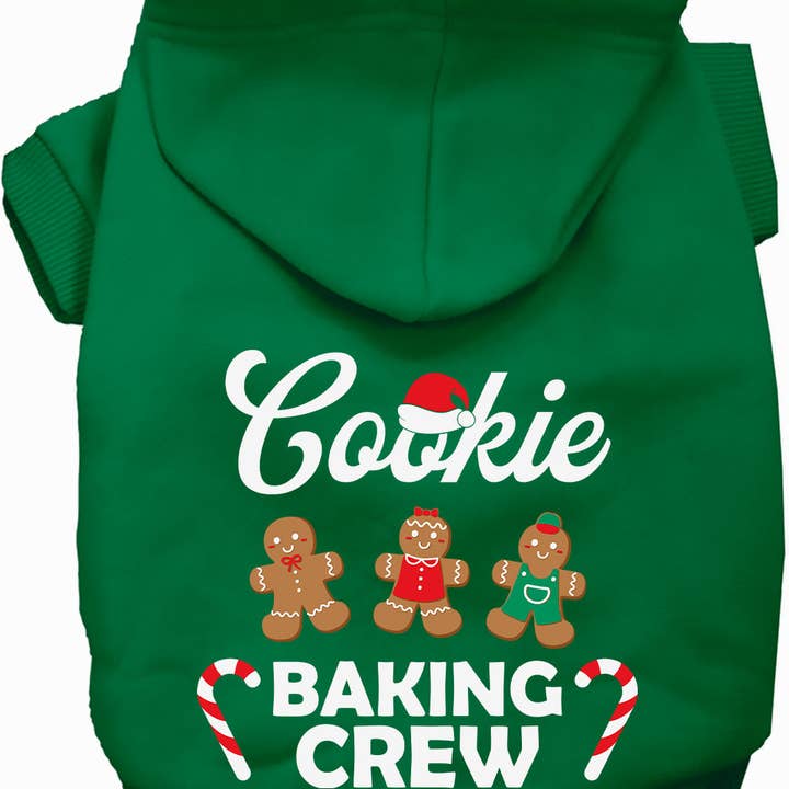 Cookie Baking Crew Christmas Pet Hoodie for wholesale by As You Wish Apparel