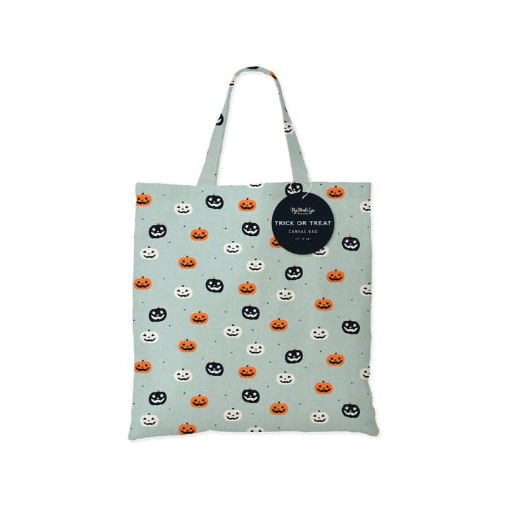 PLCB118 - Scattered Pumpkins 12x12 inch Canvas Bag for wholesale by My Mind’s Eye