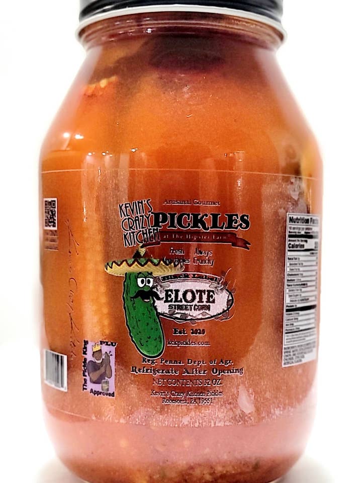 Elote Street Corn for wholesale by Kevin's Crazy Kitchen Pickles at the Hipster Farm