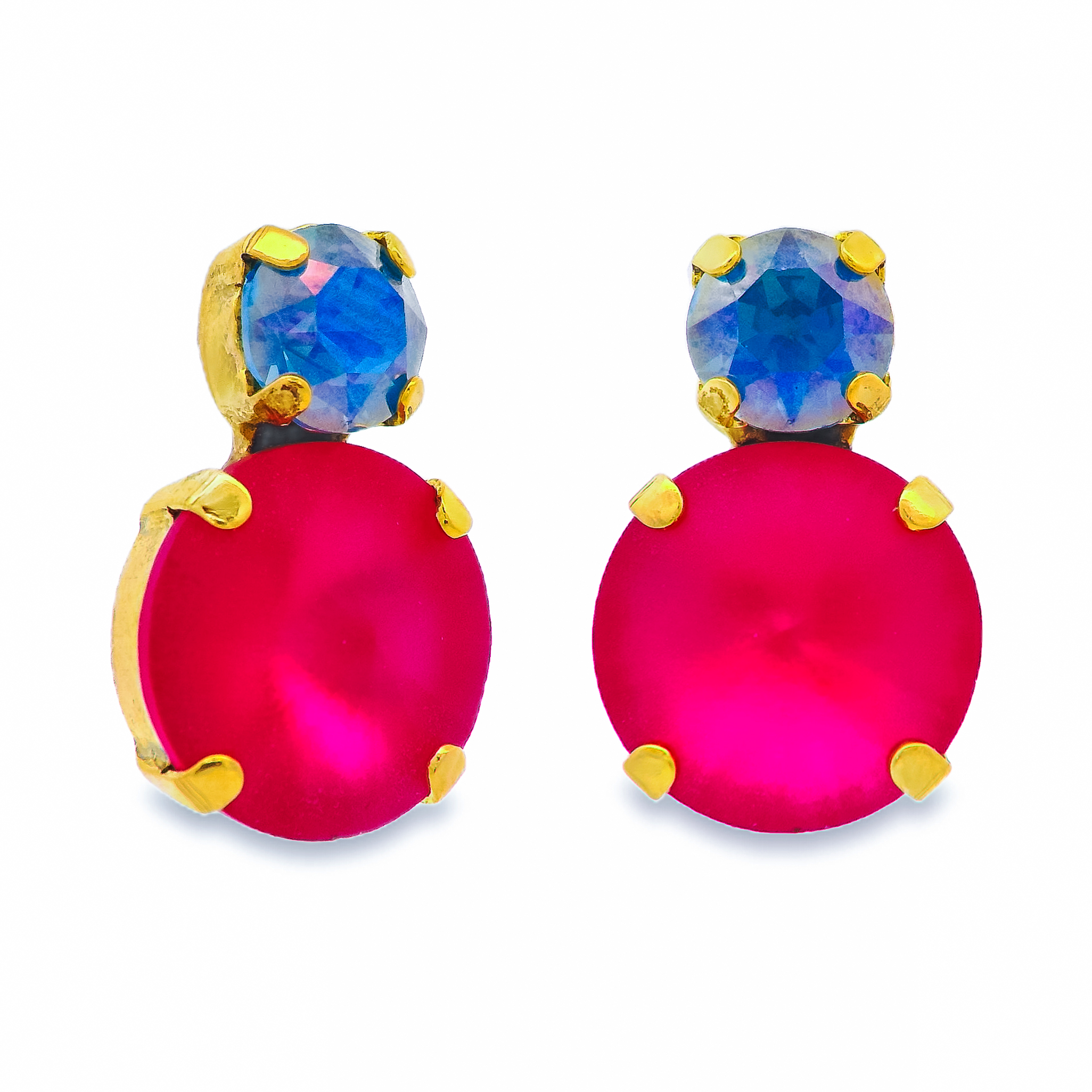 TOVA - Wholesale Stud/Post Earrings - Baby Maegan Earrings in Candy Crush2