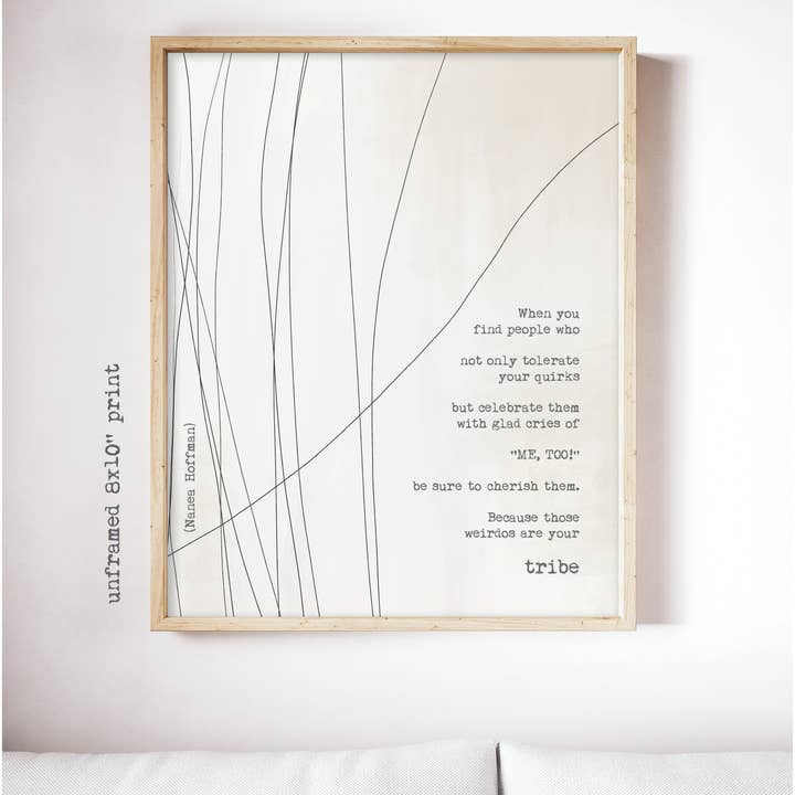 Nanea Hoffman, Your tribe - 8x10 print for wholesale by Raincity Prints
