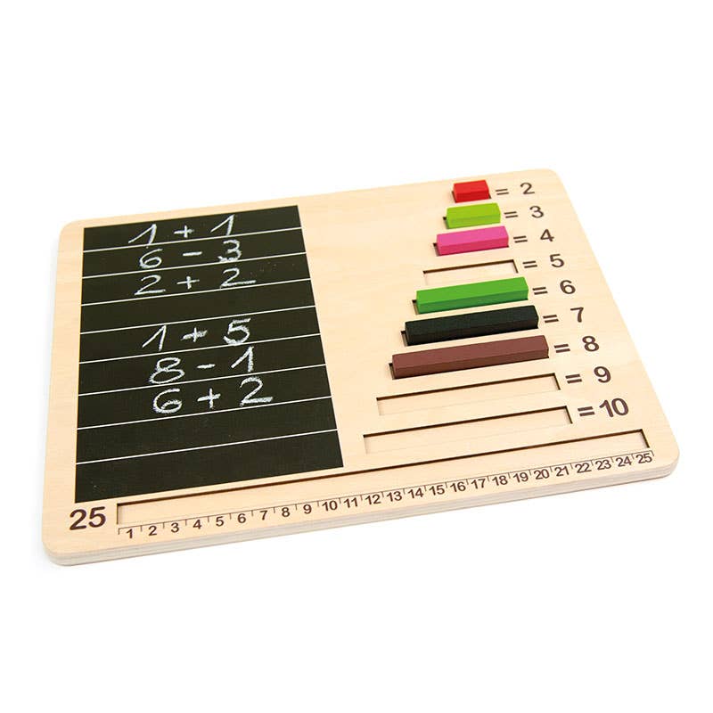 TOYS SERVICE, SL. -ANDREU TOYS- - Vente Jouet en bois – enfant - Planche pour barres de fractions4