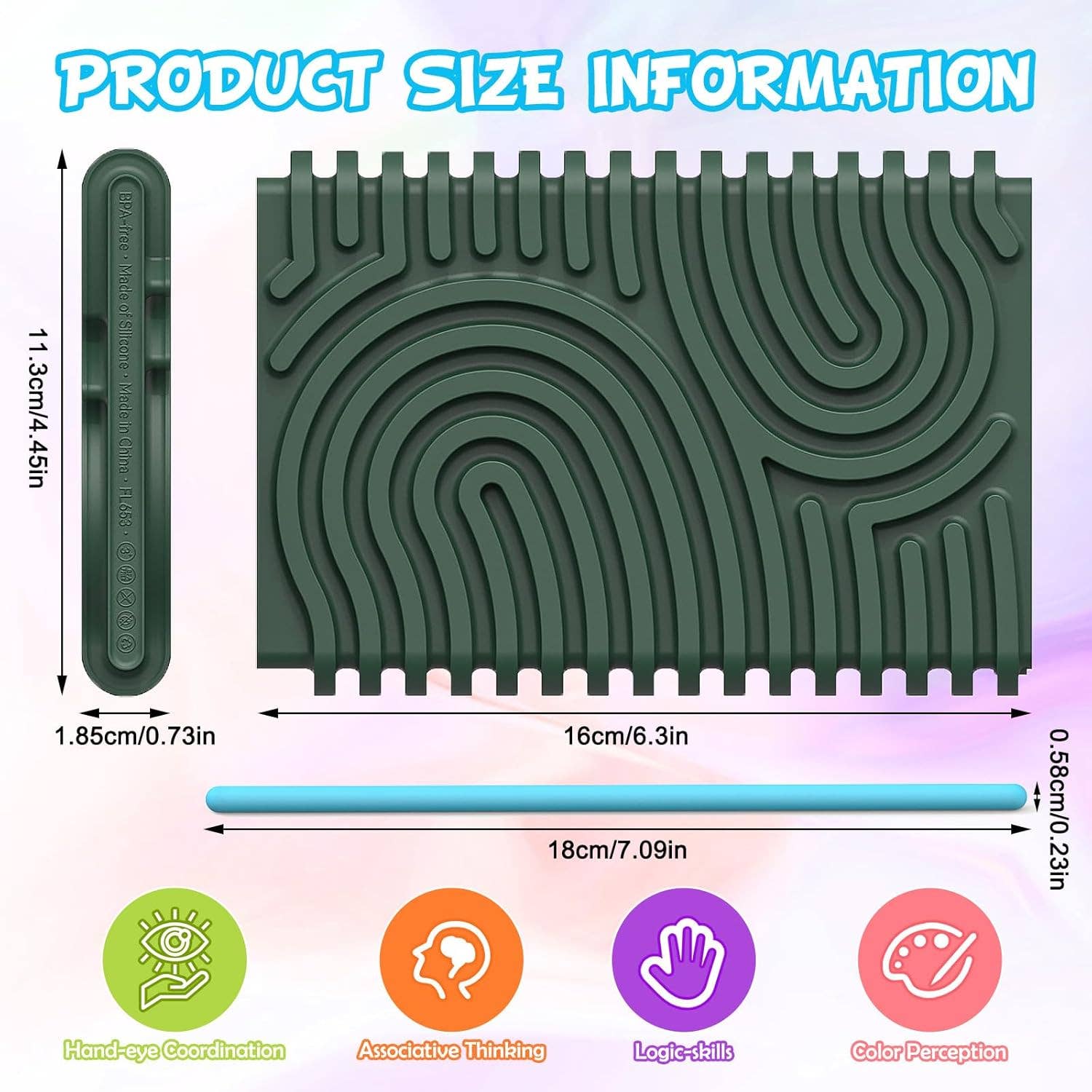 VIGOR - Wholesale Fidget Toy - Kids - Silicone Fidget Toy for Kids & Adults  3D Pattern3