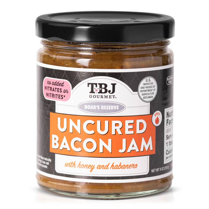 TBJ Gourmet - Wholesale Jam/Jelly - Honey Habanaro Uncured Bacon Jam