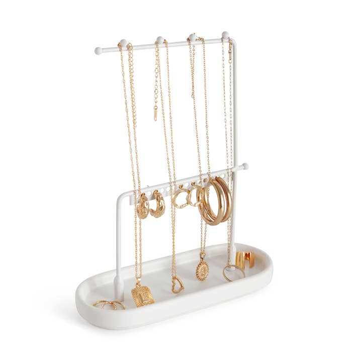 Soporte Joyas - Metal / Cerámica - Blanco para venta al por mayor de Kook Shop
