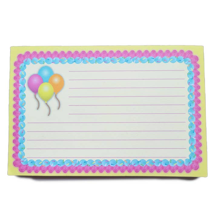 Blocco per appunti per torte (palloncino) per la vendita all'ingrosso da parte di PASTRY PLUG