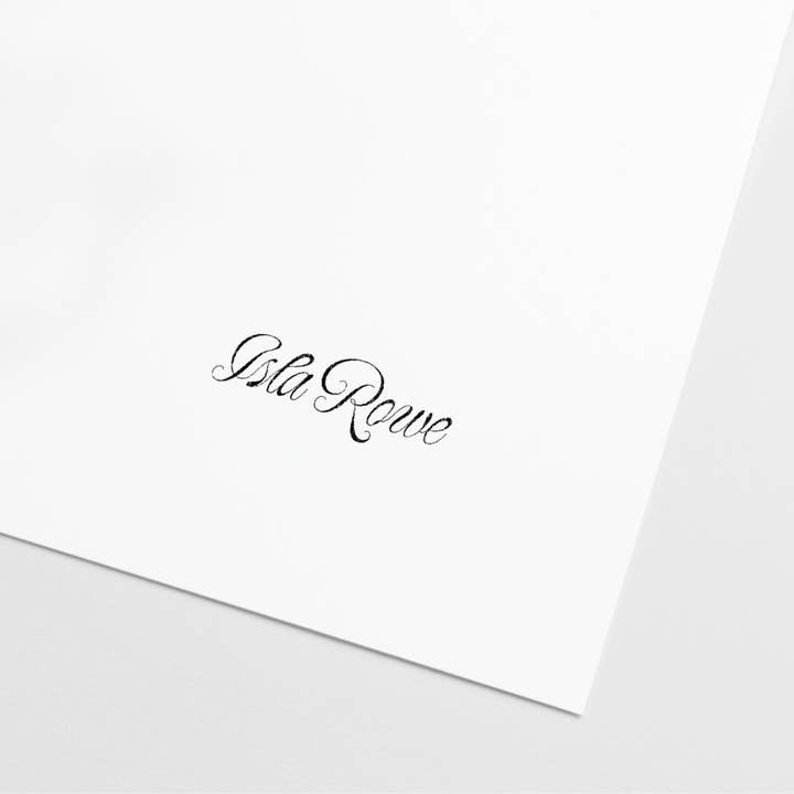 Signature Brand Stamp II for wholesale by The Design Craft