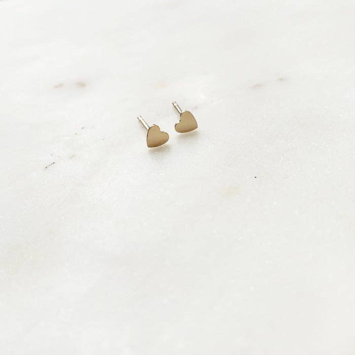 Heart Studs for wholesale by Arcana Silver