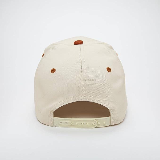 Funky Junque - Wholesale Baseball Cap - Unisex - Two Tone Vintage Snapback Hat - Rust/Beige2