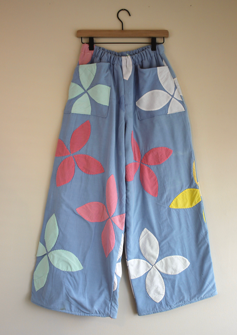 Reclaim Creative - Wholesale Pants - Women's - Wide Leg Quilt Pants - Assorted Quilts3