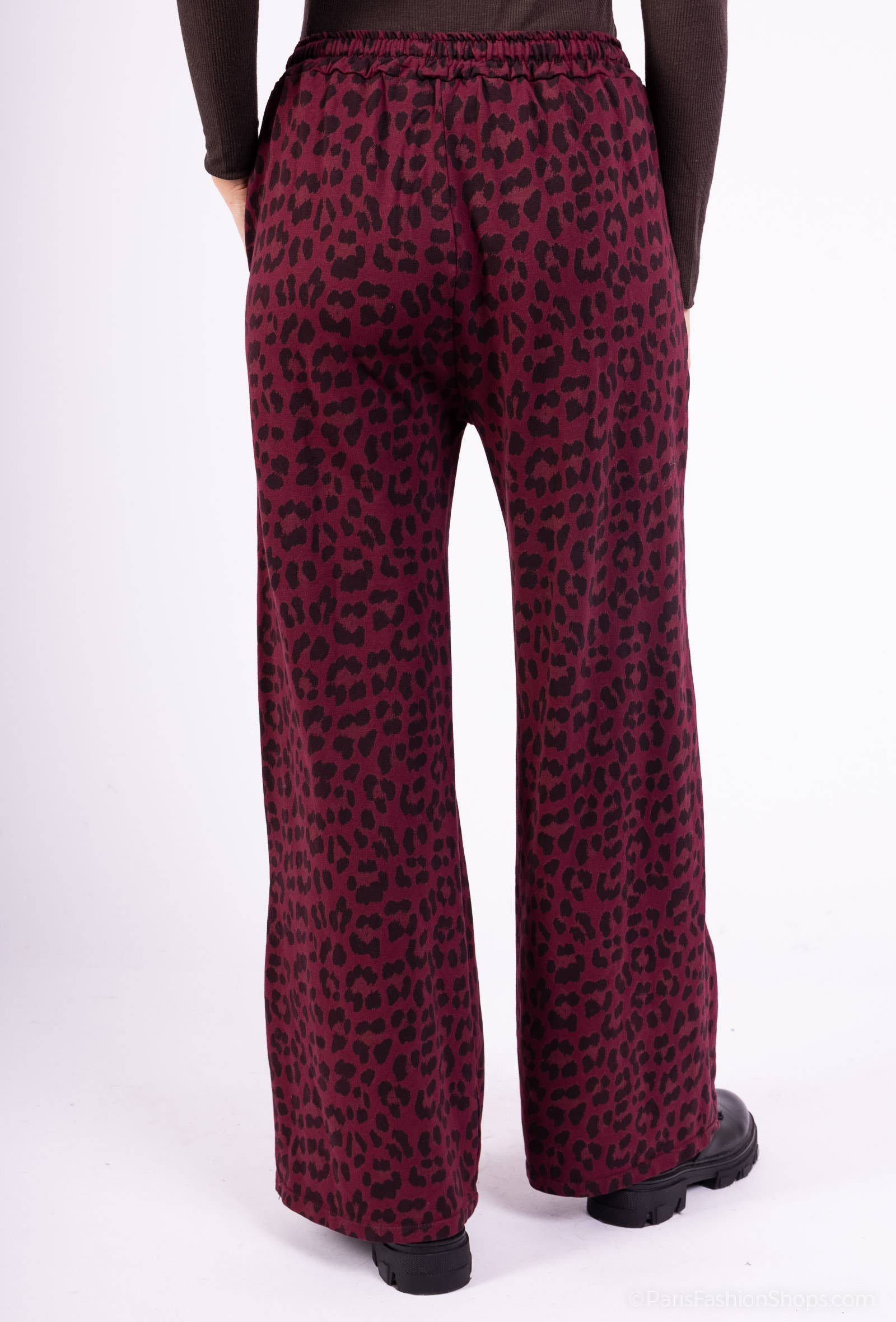 Pépouz' Paris - Wholesale Pants - Women's - Fluid and comfortable leopard print pants PPN256119