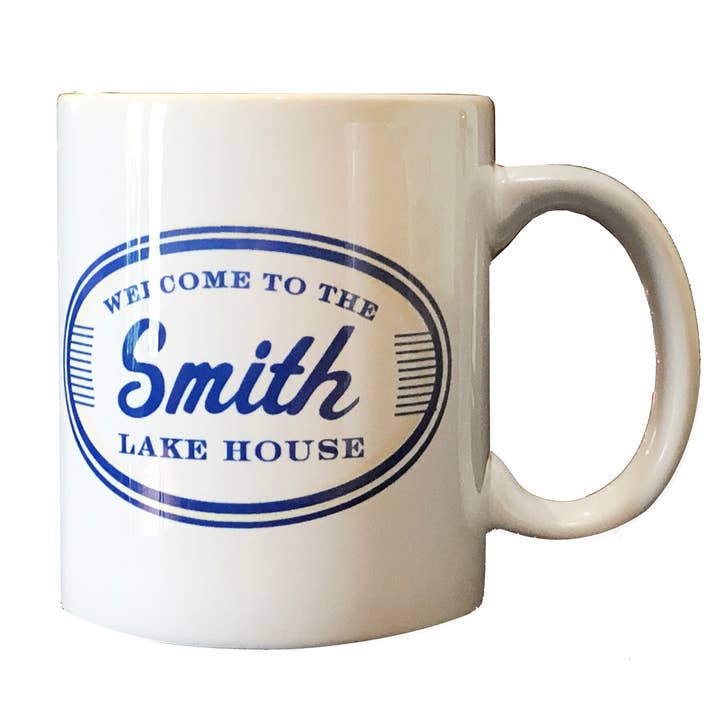 Customizable Lake name mug for wholesale by Mugs by Go Jump in the Lake