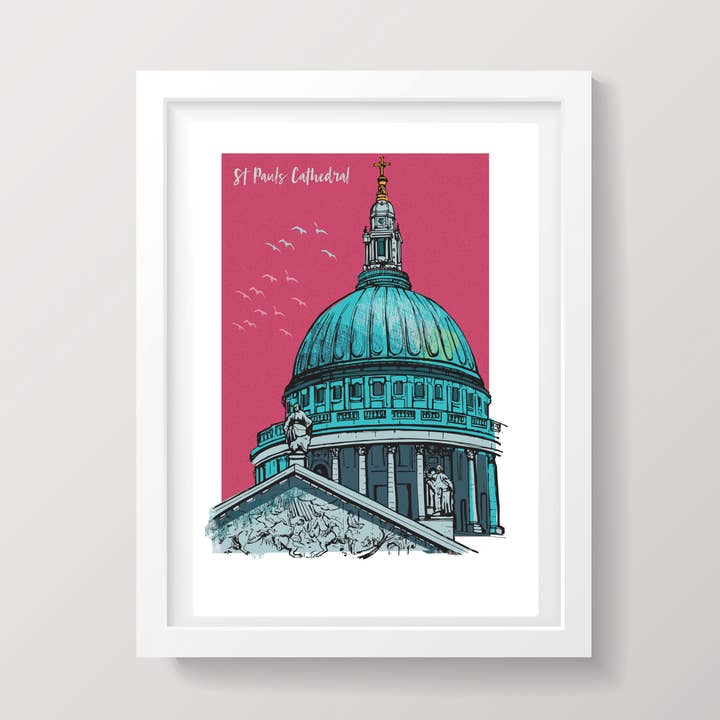 St. Paul's Cathedral London Print for wholesale by Rocket 68