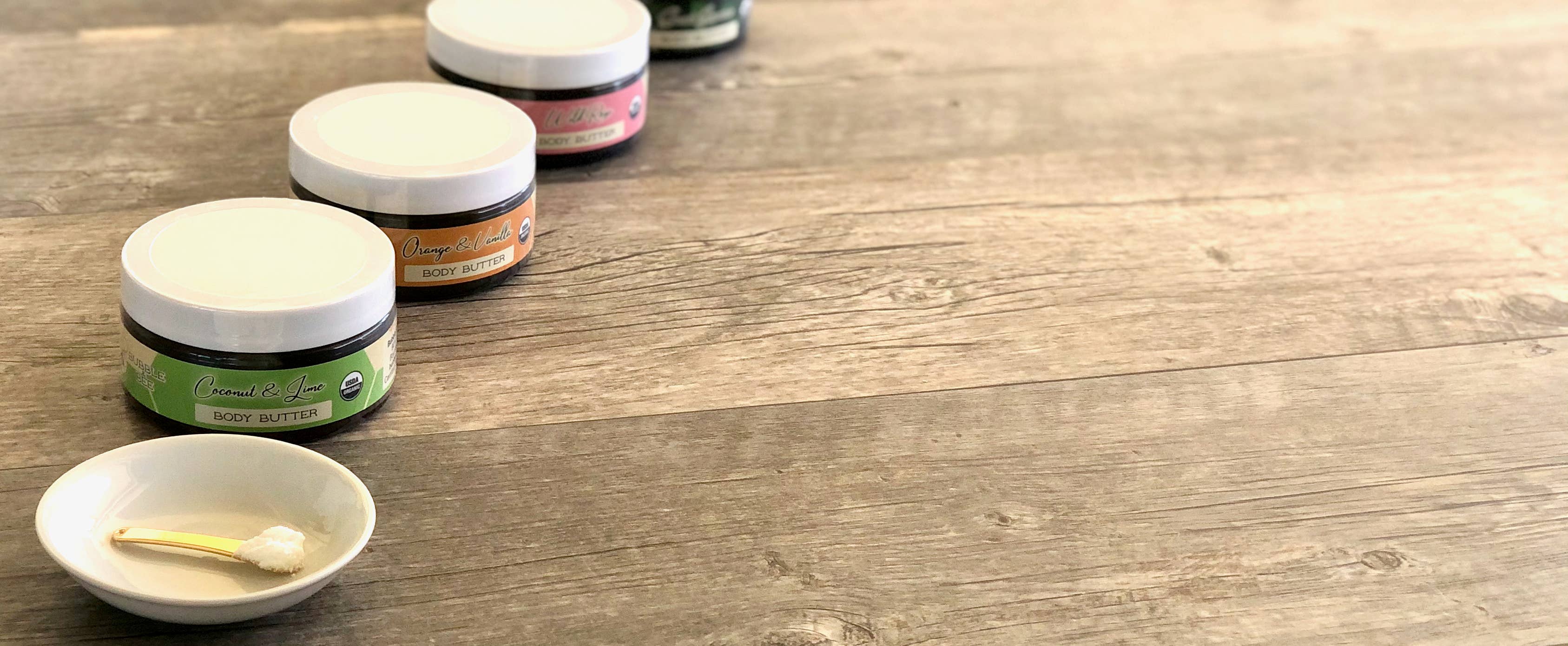 Bubble & Bee Organic - Vente Baume/beurre pour le corps - Beurre corporel biologique Framboise & Vanille 8 oz3