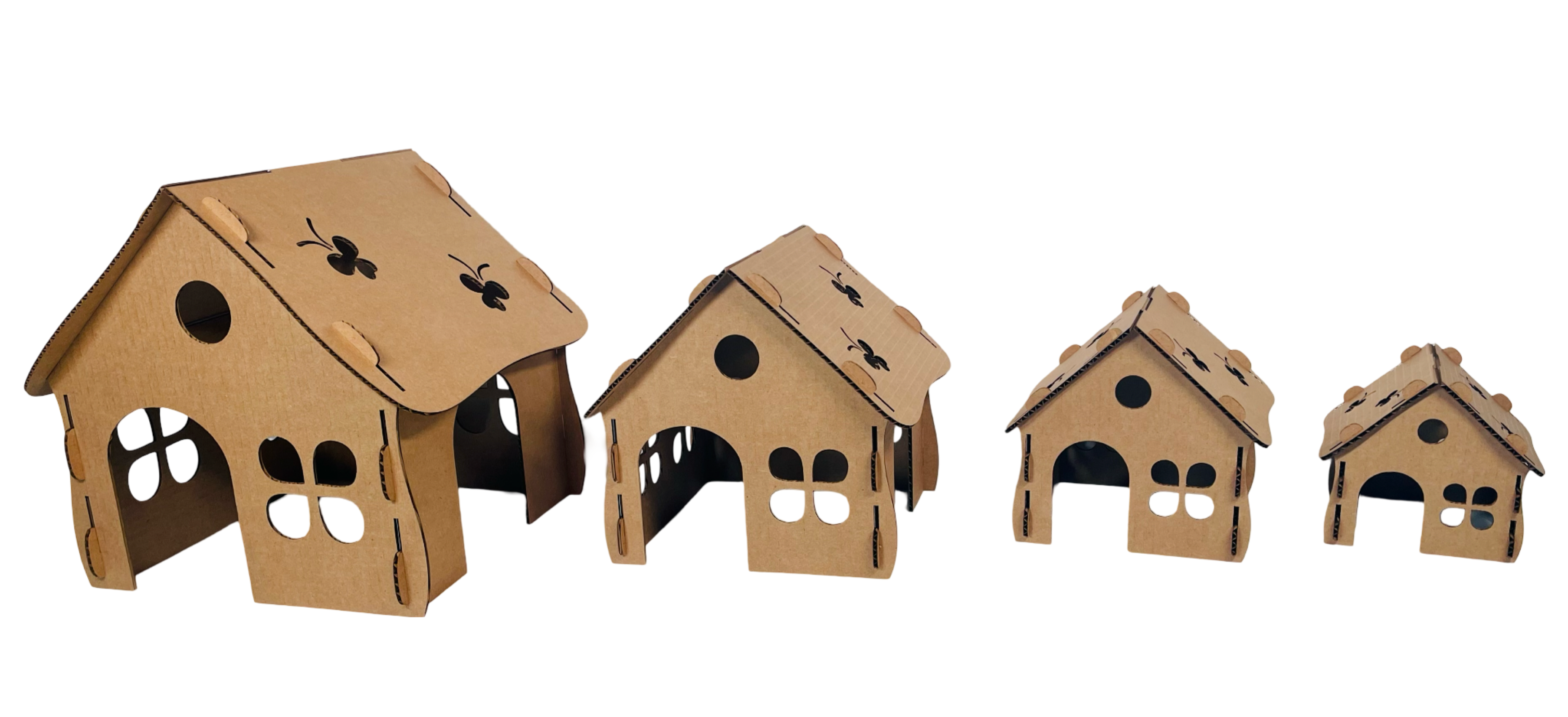 Grannys Little Homes - Wholesale Pet Toy - Not Cat/Dog - Cardboard Butterfly Hidey3