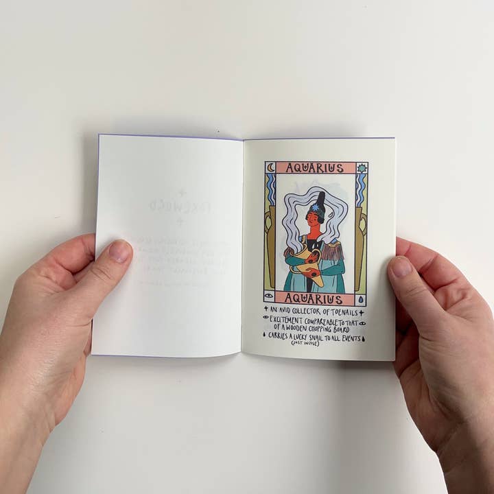 Ashlea Bechaz Illustration - Wholesale Arts & Entertainment Book - Zine - Horrible Horoscopes2