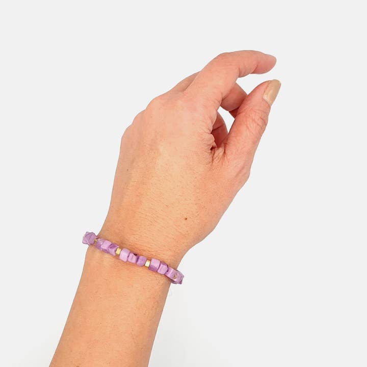 Pretty Pink Eco-Jewellery – wholesale Beaded bracelet – Friendship Tagua Bracelet8