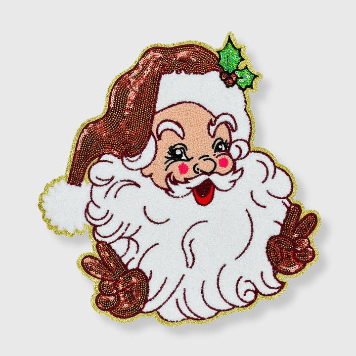 ILTEX Apparel - Wholesale Patch - CP1131 - Santa Red Sequins0