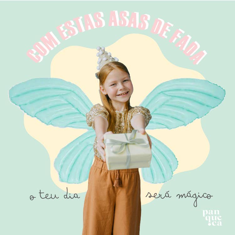 Panqueca - Vente Cadeaux pour invités - Ailes de fée gonflables | Balloon Asas1