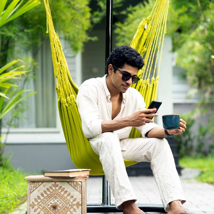 Calloway Mills - Wholesale Hammock - Calloway Mills Parakeet Green Hammock Chair4