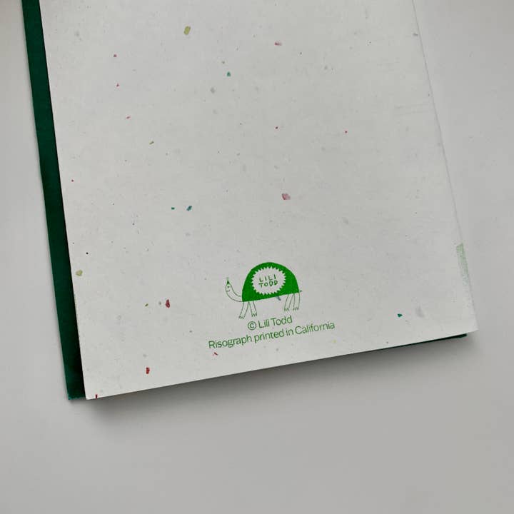 Lili Todd Art - Vendita all'ingrosso Biglietti di amicizia - Biglietto di Auguri Risograph Lucky Me Bunny - San Valentino, Pasqua3