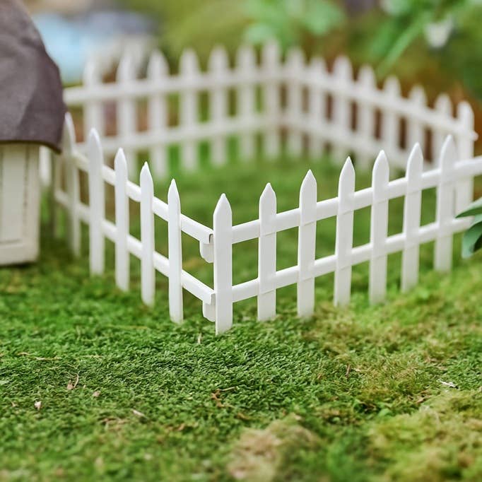 Factory Direct Craft - Wholesale Knipsels - Mini metalen hekwerk - Kies wit of roestig tin2