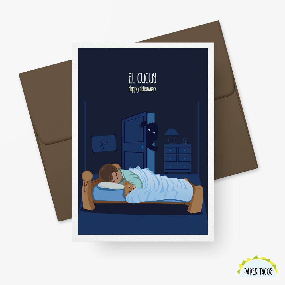 Paper Tacos® - Wholesale Halloween Card - El Cucuy - The Boogie Man Halloween Card