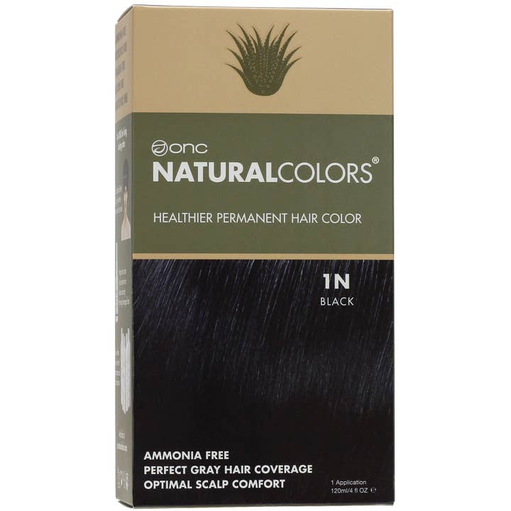 1N Natural Black Heat Activated Hair Dye With Organic Ingred for wholesale by Organic Natural Colors