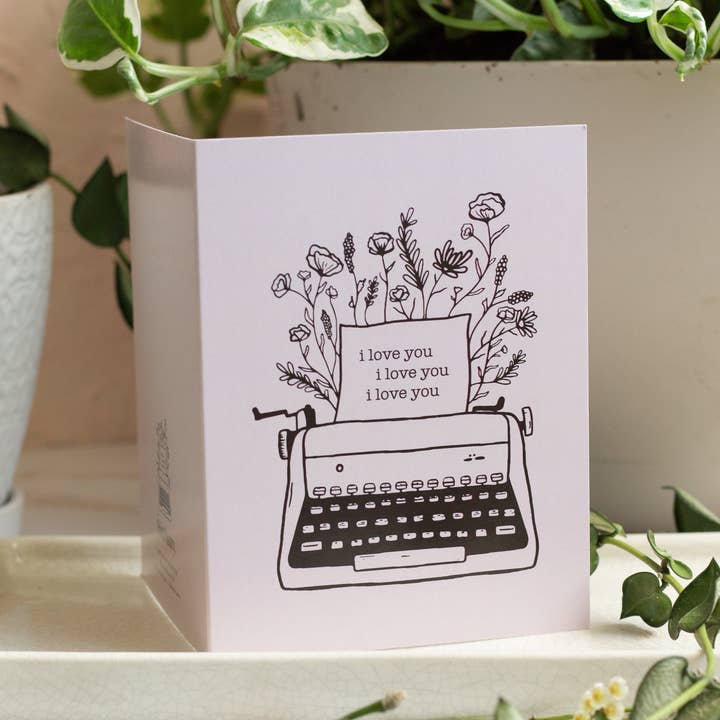 The Print Pantry - Vente Cartes de déclaration d'amour - Carte I Love You3