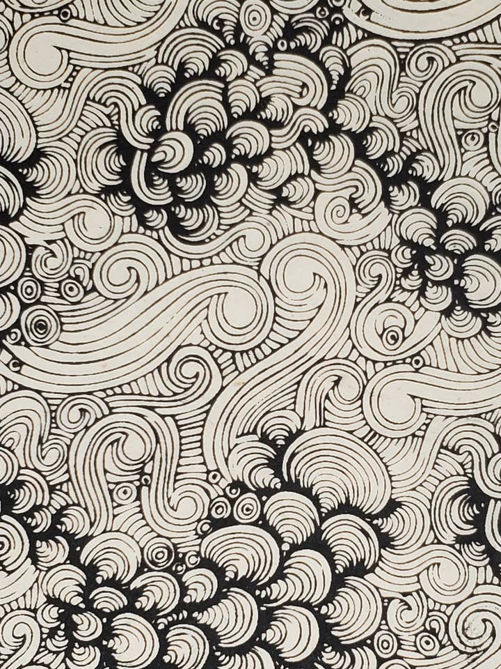 Lokta Tryckt Bris Svart På Naturlig för wholesale av Aitoh Company