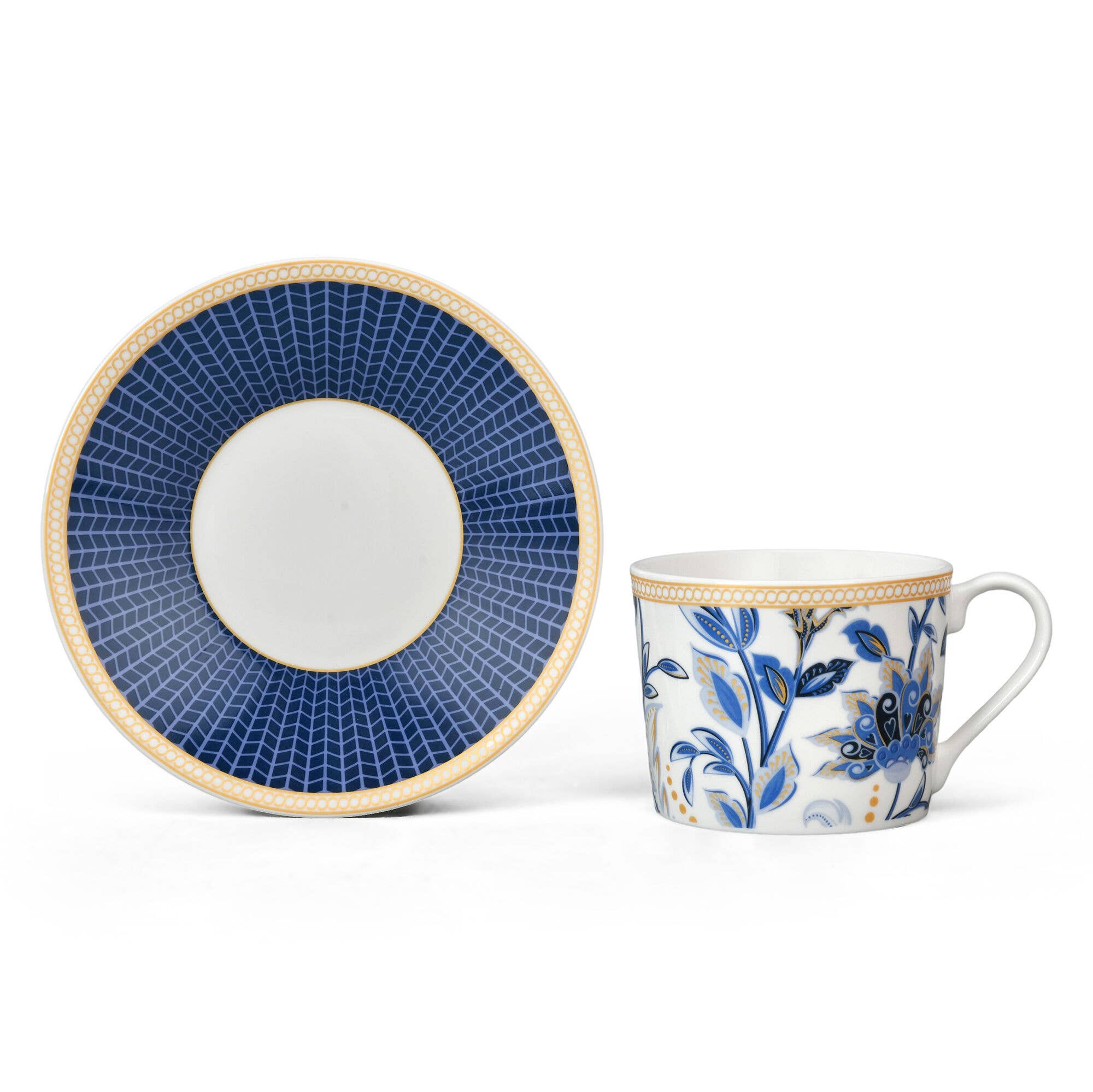 STP - Vente Service à vaisselle - Service de vaisselle en porcelaine Mélodie de Fleurs de 20 pièces pour 4 personnes.4