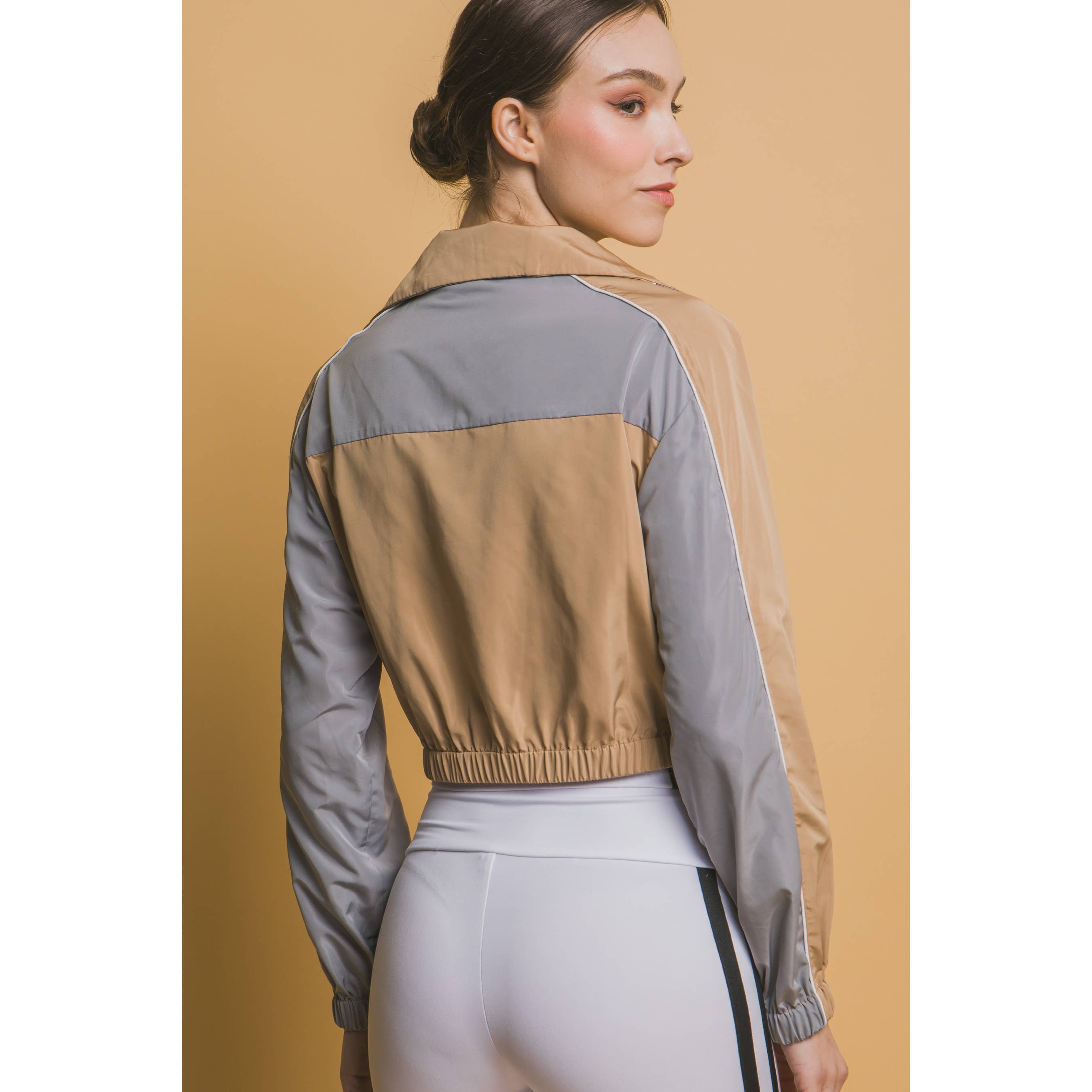 Paperdoll - Wholesale Jacket - Women's - Cropped Windbreaker Jacket7