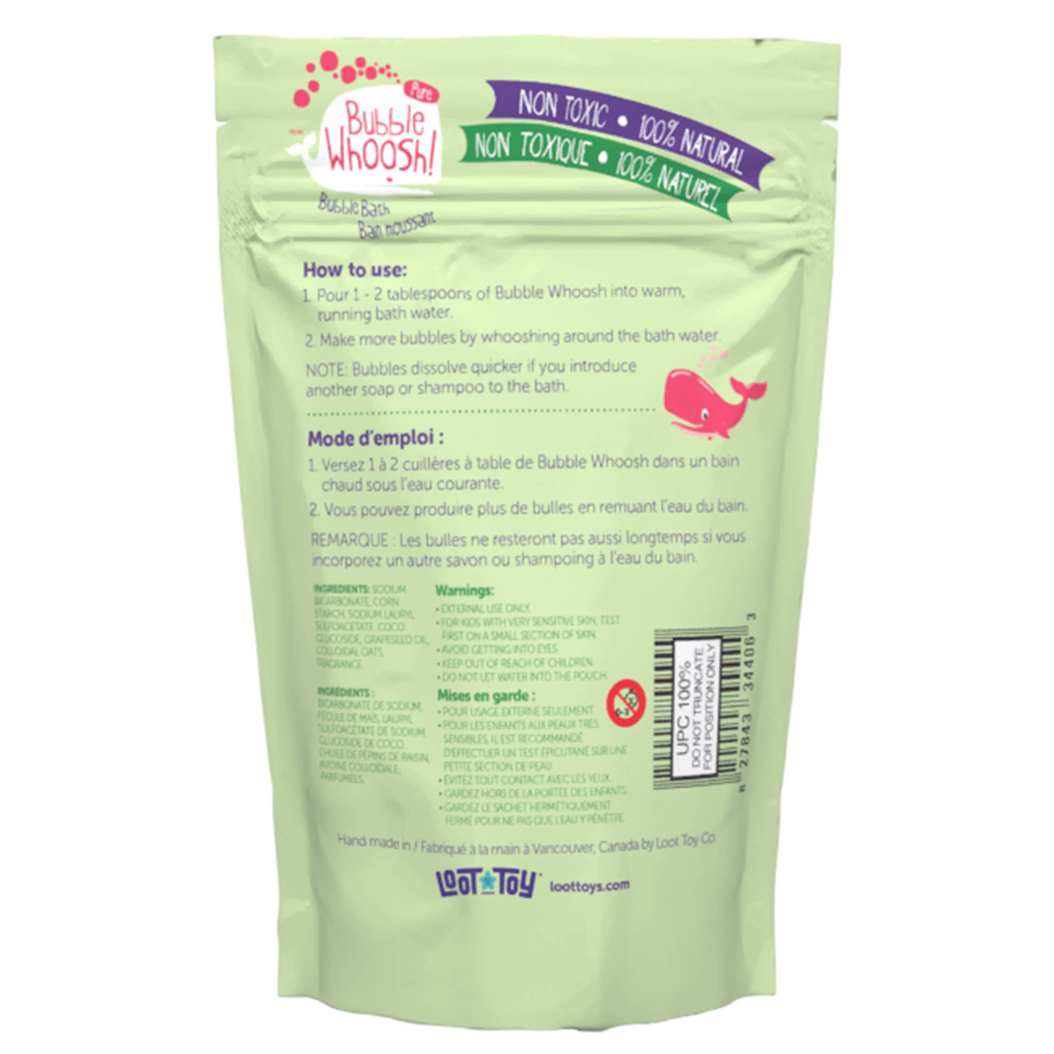 Loot Toy Company - Wholesale Bubble Bath - Bubble Whoosh PURE1