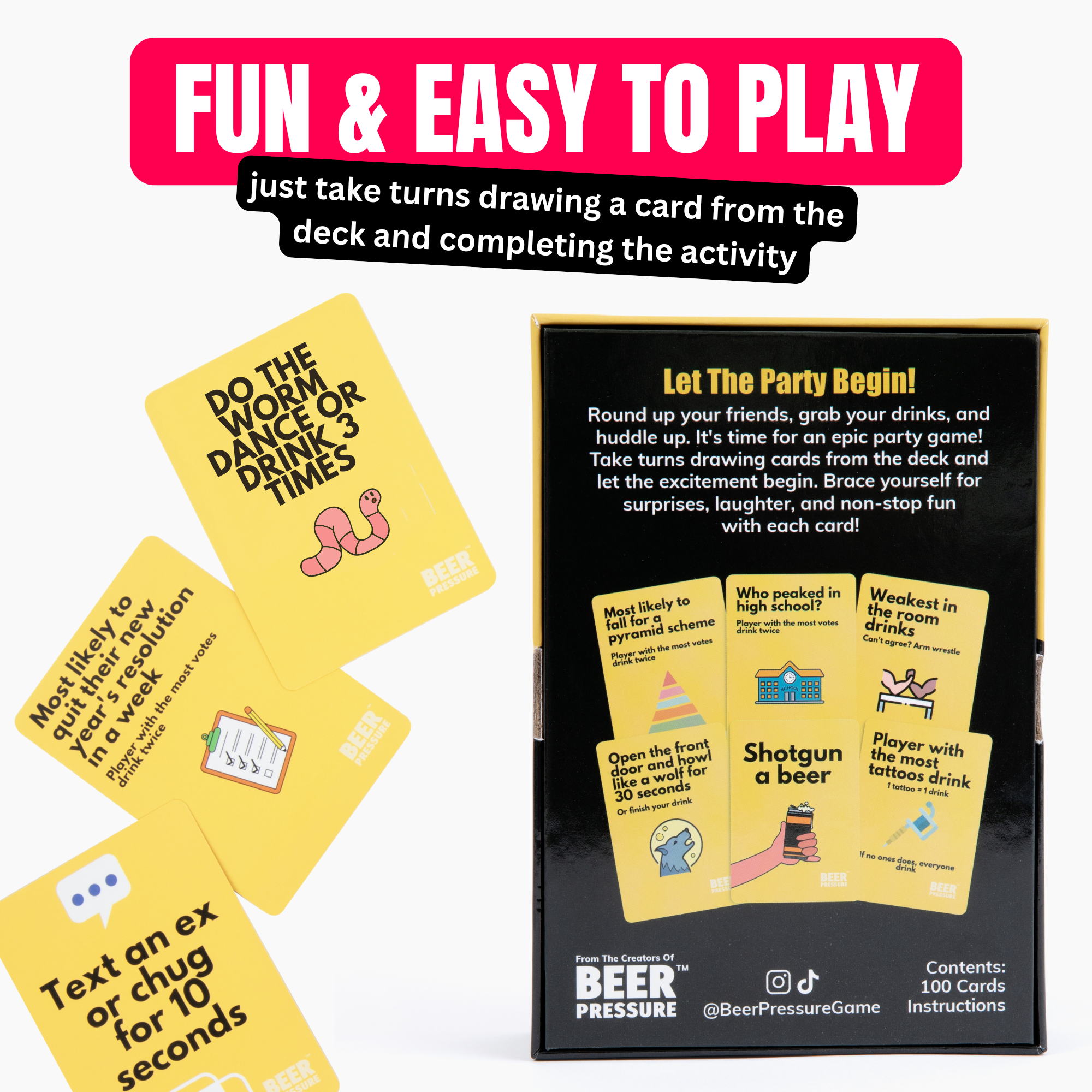 Beer Pressure - Wholesale Card Game - Beer Pressure V23