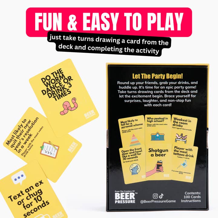 Beer Pressure - Wholesale Card Game - Beer Pressure V23