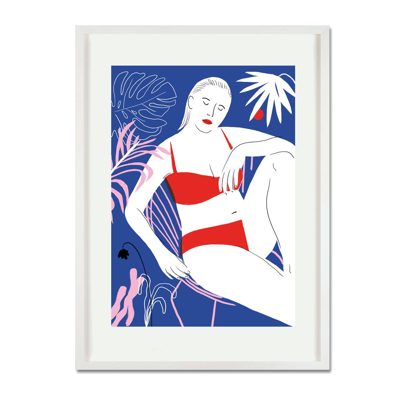 Carolin Löbbert - Wholesale Art Print - Lady and Chair1