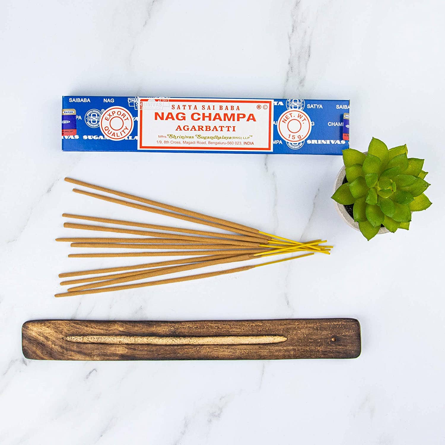 AW Artisan - Wholesale Incense - 12x Nag Champa Incense 15g0