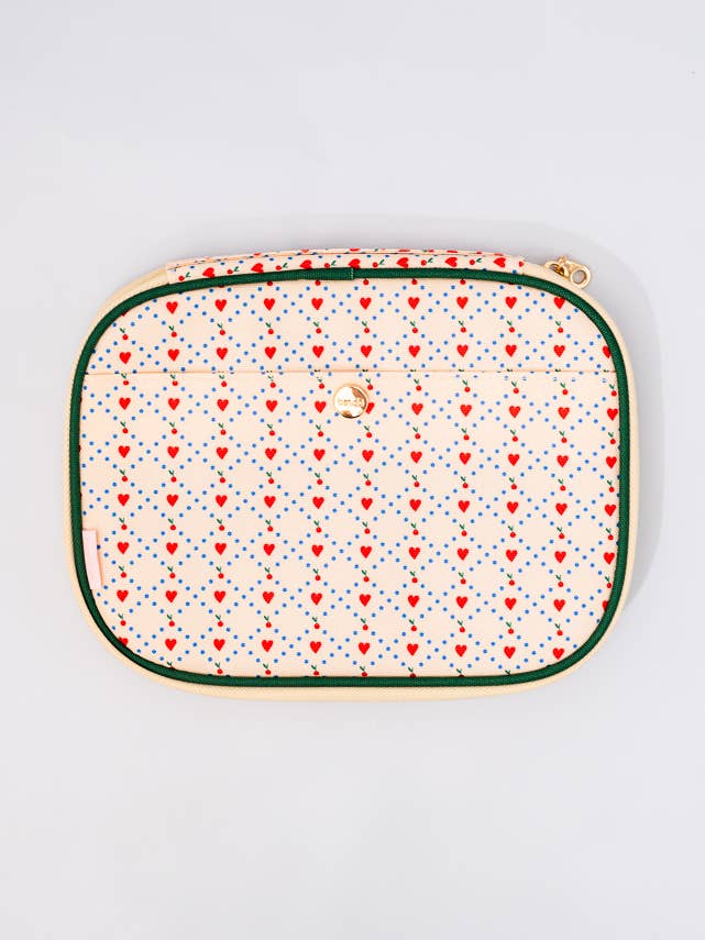 Custodia portatile Tech, Cherry Hearts per la vendita all'ingrosso da parte di Ban.do