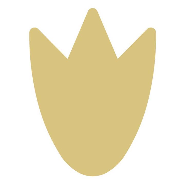 Dinosaur Foot Unfinished Wood Cutout Style 1 for wholesale by Diverse Woodworking