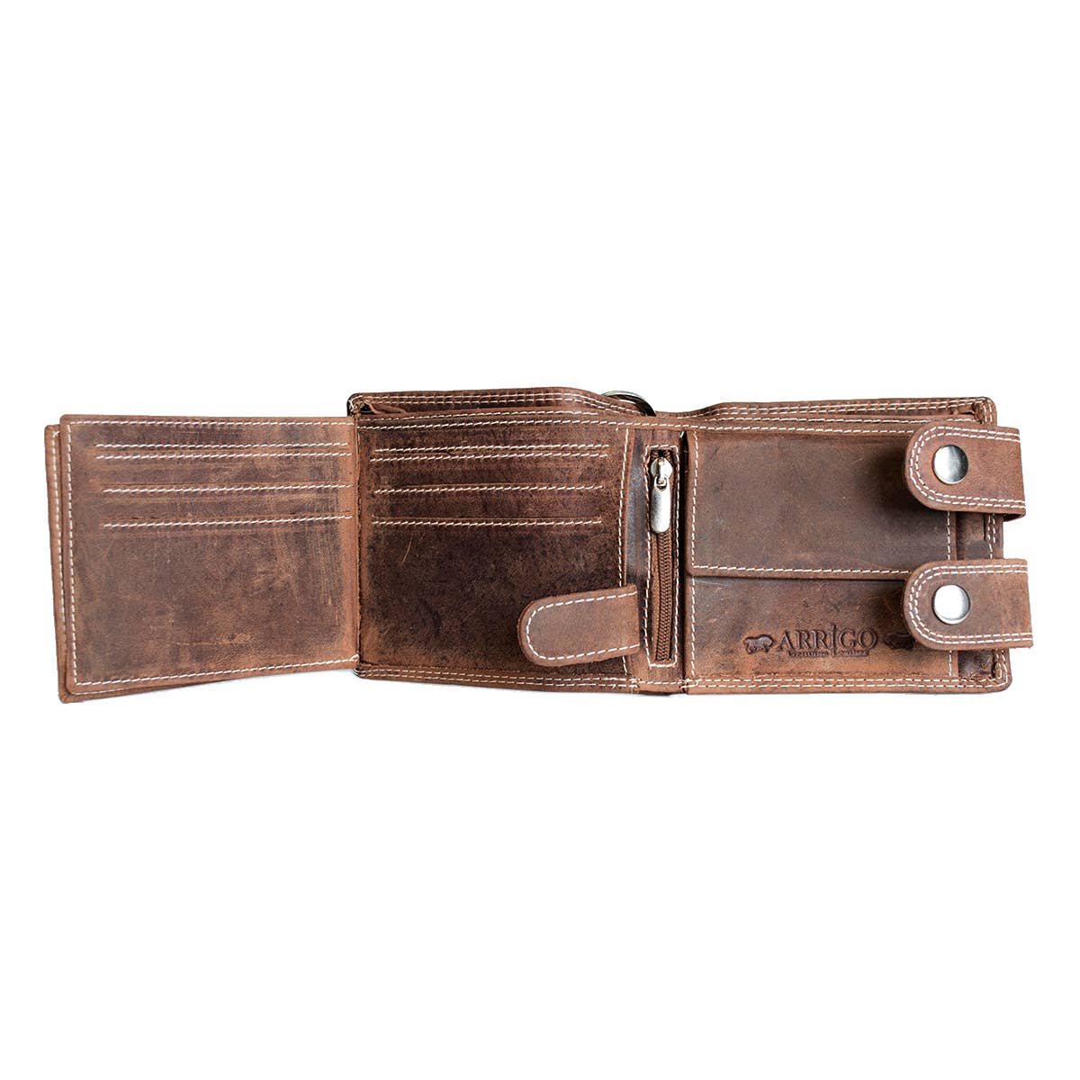 Arrigo - Wholesale Portemonnee - Heren - Buffel leren portemonnee met ketting - 3 kleuren - Arrigo.nl14